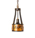 Meyda Tiffany - 277017 - One Light Mini Pendant - Personalized - Dark Burnished Antique Copper