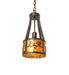 Meyda Tiffany - 277017 - One Light Mini Pendant - Personalized - Dark Burnished Antique Copper