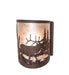 Meyda Tiffany - 277543 - One Light Wall Sconce - Elk At Lake - Driftwood Brown