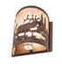Meyda Tiffany - 277543 - One Light Wall Sconce - Elk At Lake - Driftwood Brown