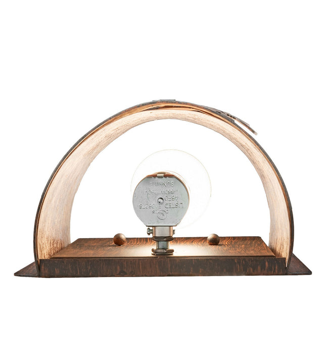 Meyda Tiffany - 277543 - One Light Wall Sconce - Elk At Lake - Driftwood Brown