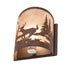 Meyda Tiffany - 277544 - One Light Wall Sconce - Deer At Lake - Driftwood Brown