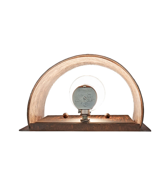 Meyda Tiffany - 277544 - One Light Wall Sconce - Deer At Lake - Driftwood Brown