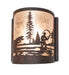 Meyda Tiffany - 277545 - One Light Wall Sconce - Fly Fishing - Driftwood Brown