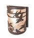 Meyda Tiffany - 277548 - One Light Wall Sconce - Ducks In Flight - Driftwood Brown