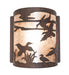 Meyda Tiffany - 277548 - One Light Wall Sconce - Ducks In Flight - Driftwood Brown