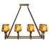 Meyda Tiffany - 279197 - Eight Light Chandelier - Balsam Pine - Antique Copper