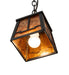 Meyda Tiffany - 279482 - One Light Mini Pendant - Valley View - Flat Black