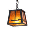 Meyda Tiffany - 279482 - One Light Mini Pendant - Valley View - Flat Black