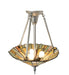 Meyda Tiffany - 277434 - Three Light Semi-Flushmount - Delta