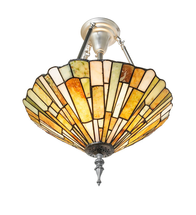Meyda Tiffany - 277434 - Three Light Semi-Flushmount - Delta