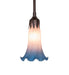 Meyda Tiffany - 278286 - One Light Mini Pendant - Pink/Blue Tiffany Pond Lily