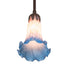 Meyda Tiffany - 278286 - One Light Mini Pendant - Pink/Blue Tiffany Pond Lily