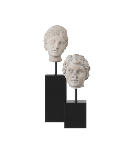 Venus Head on Stand Set of 2