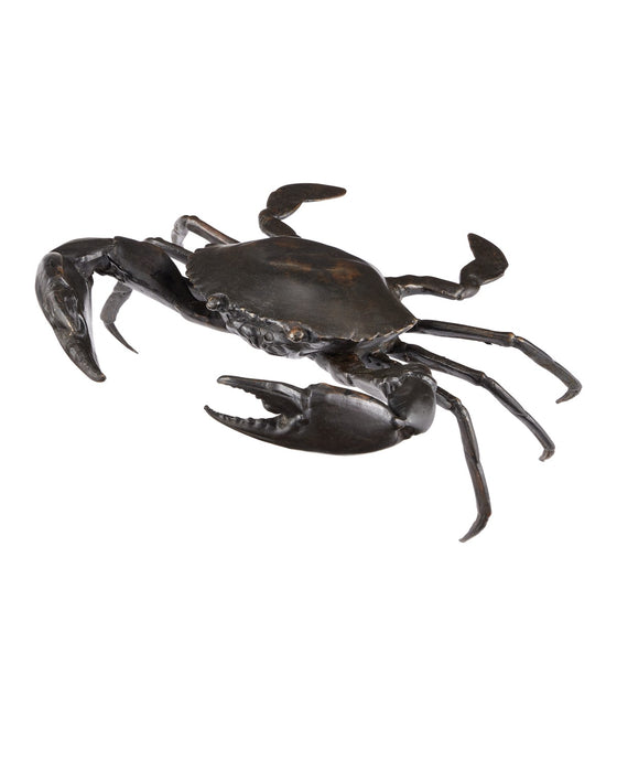 Currey and Company - 1200-0957 - Crab - Dark Brown