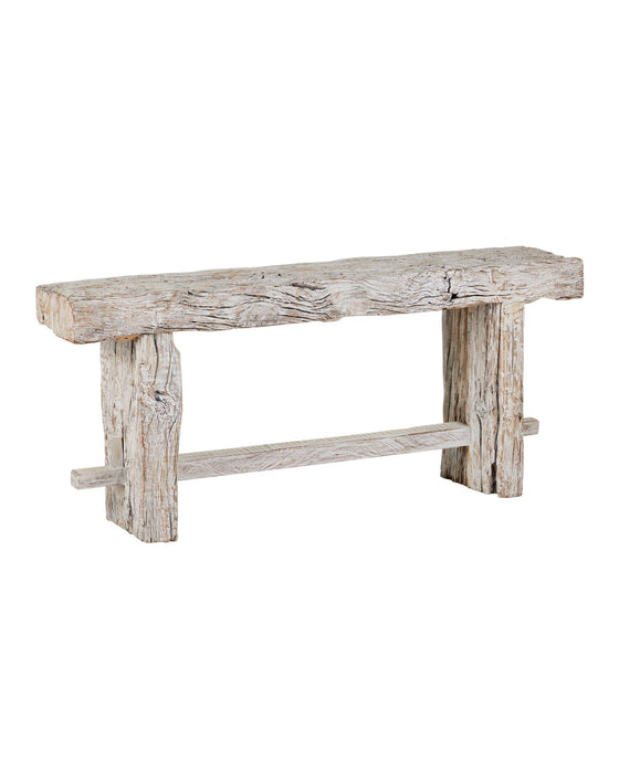 Currey and Company - 3000-0305 - Console Table - Holland - Whitewash