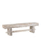 Currey and Company - 3000-0306 - Bench - Holland - Whitewash