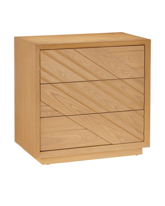 Currey and Company - 3000-0316 - Chest - Margot - Light Oak / Beige