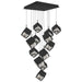 W.A.C. Lighting - PD-29313S-BK - LED Chandelier - Ice Cube - Black