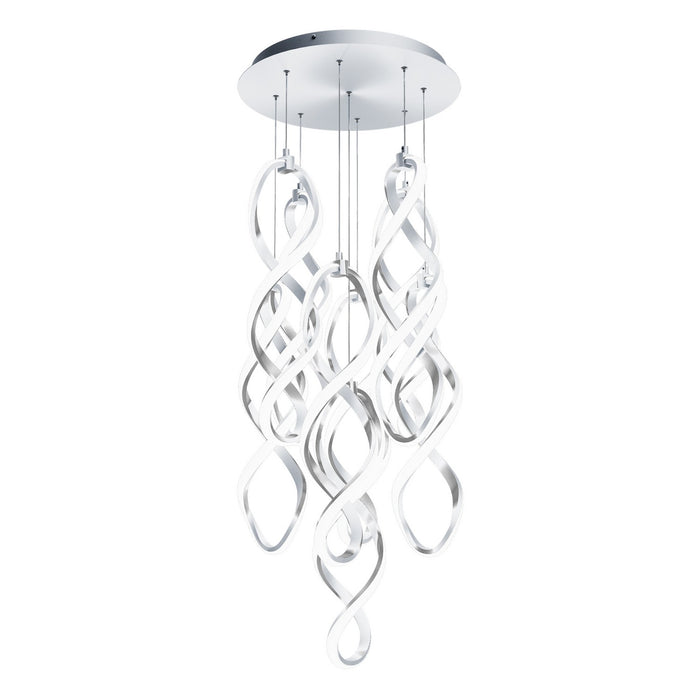 W.A.C. Lighting - PD-47809R-CH - LED Chandelier - Interlace - Chrome