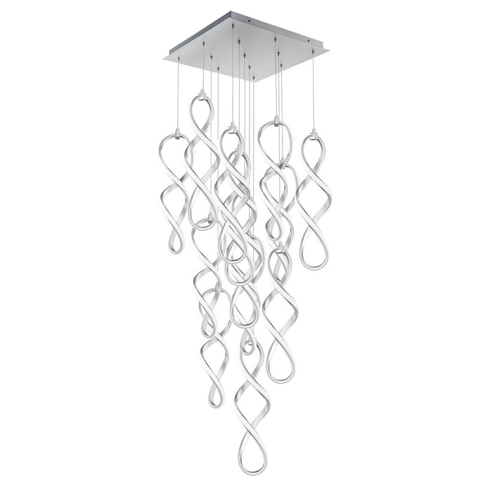 W.A.C. Lighting - PD-47813S-CH - LED Chandelier - Interlace - Chrome