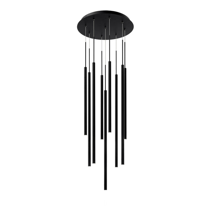 W.A.C. Lighting - PD-69409R-BK - LED Chandelier - Viggo - Black