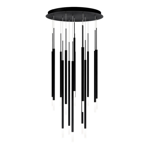 W.A.C. Lighting - PD-69415R-BK - LED Chandelier - Viggo - Black