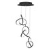 W.A.C. Lighting - PD-84903R-BK - LED Chandelier - Vornado - Black