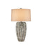Currey and Company - 6000-0969 - One Light Table Lamp - Buttress - Dark Gray / White Texture