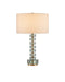 Currey and Company - 6000-0985 - One Light Table Lamp - Mystras - Clear / Antique Brass