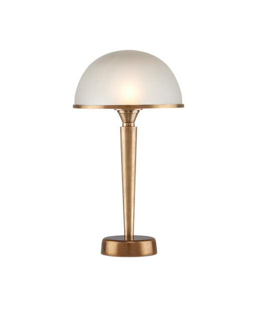 Currey and Company - 6000-0986 - LED Table Lamp - Gatsby - Antique Brass / Frosted