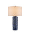 Currey and Company - 6000-0991 - One Light Table Lamp - Fairmont - Dark Blue Reactive