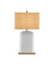 Currey and Company - 6000-0998 - One Light Table Lamp - Musing - White / Natural