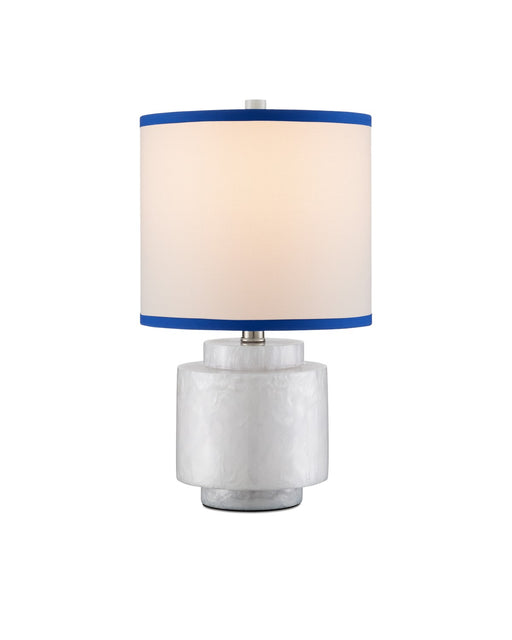 Currey and Company - 6000-1002 - One Light Table Lamp - Beryl - White Swirl