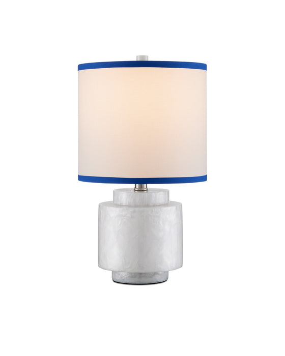 Currey and Company - 6000-1002 - One Light Table Lamp - Beryl - White Swirl