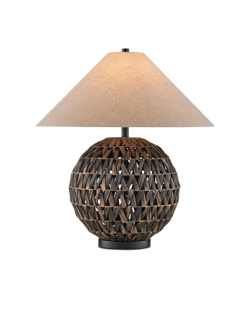 Currey and Company - 6000-1005 - One Light Table Lamp - Casimer - Black