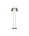 Currey and Company - 8000-0163 - LED Floor Lamp - Duet - Oil Rubbed Bronze / Antique Brass