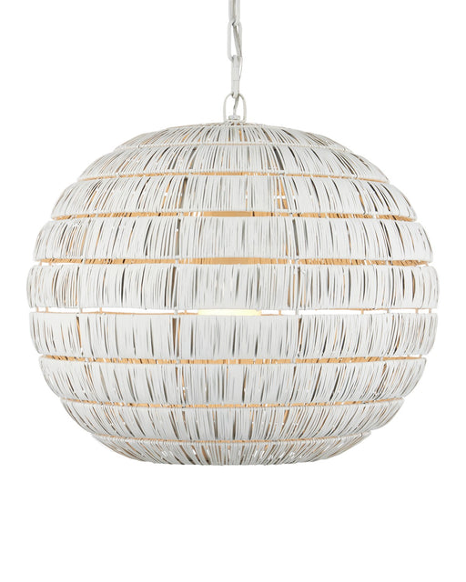 Currey and Company - 9000-1237 - One Light Pendant - Panopolis - White