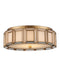 Currey and Company - 9999-0077 - LED Flush Mount - Daze - Antique Brass / White