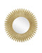Currey and Company - 1000-0160 - Mirror - Plume - Brass