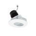 Nora Lighting - NPRLV-4RSL27XMPW - LED Slot Aperture Retrofit - Matte Powder White