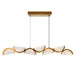 CWI Lighting - 1715P54-7-624 - LED Chandelier - Moon - Brass