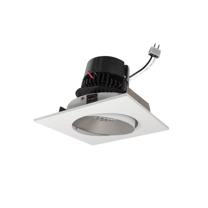 Nora Lighting - NPRLV-4SCCDXHZMPW - LED Cone Retrofit - Haze / Matte Powder White