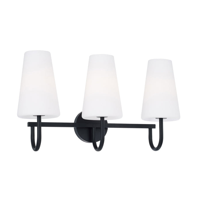 Capital Lighting - 155231MB-550 - Three Light Vanity - Averitt - Matte Black