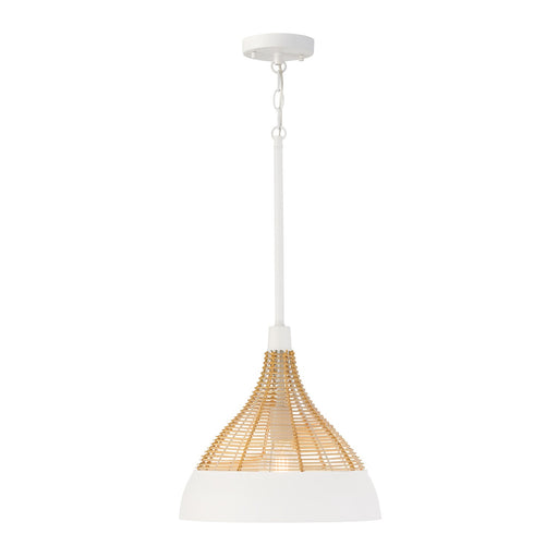 Capital Lighting - 353911WE - One Light Pendant - Kali - Matte White