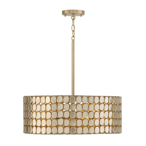 Capital Lighting - 354141HB - Four Light Pendant - Eliana - Champagne Brass