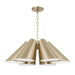 Capital Lighting - 354961MA - Six Light Pendant - Leo - Matte Brass