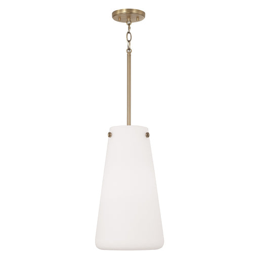 Capital Lighting - 355211AD - One Light Pendant - Averitt - Aged Brass