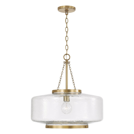 Capital Lighting - 355311AD - One Light Pendant - Landon - Aged Brass