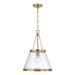 Capital Lighting - 355312AD - One Light Pendant - Landon - Aged Brass